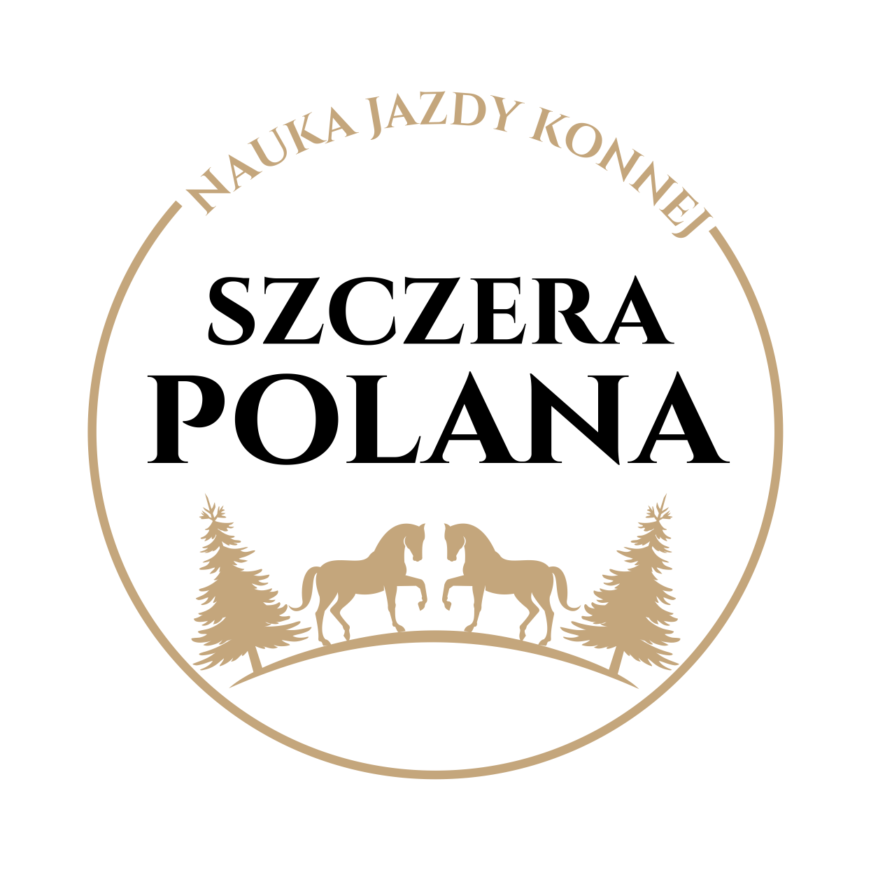 Szczera Polana Nauka Jazdy Konnej logo